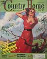 1938 July Country Home Magazine Woman in Red Dress