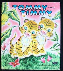 Tommy and Timmy Whitman Fuzzy Wuzzy Book 1951