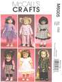 McCall's 6005 Doll Clothes Pattern for 18" Dolls